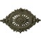 Ekena Millwork Antonio Ceiling Medallion, Hand-Painted Painted Turtle, 35 7/8"W x 22 1/2"H x 4 3/8"P CM35X22ANPTF - alternate 1